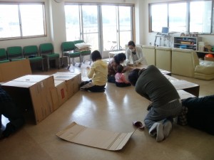 段ボールトンネル１